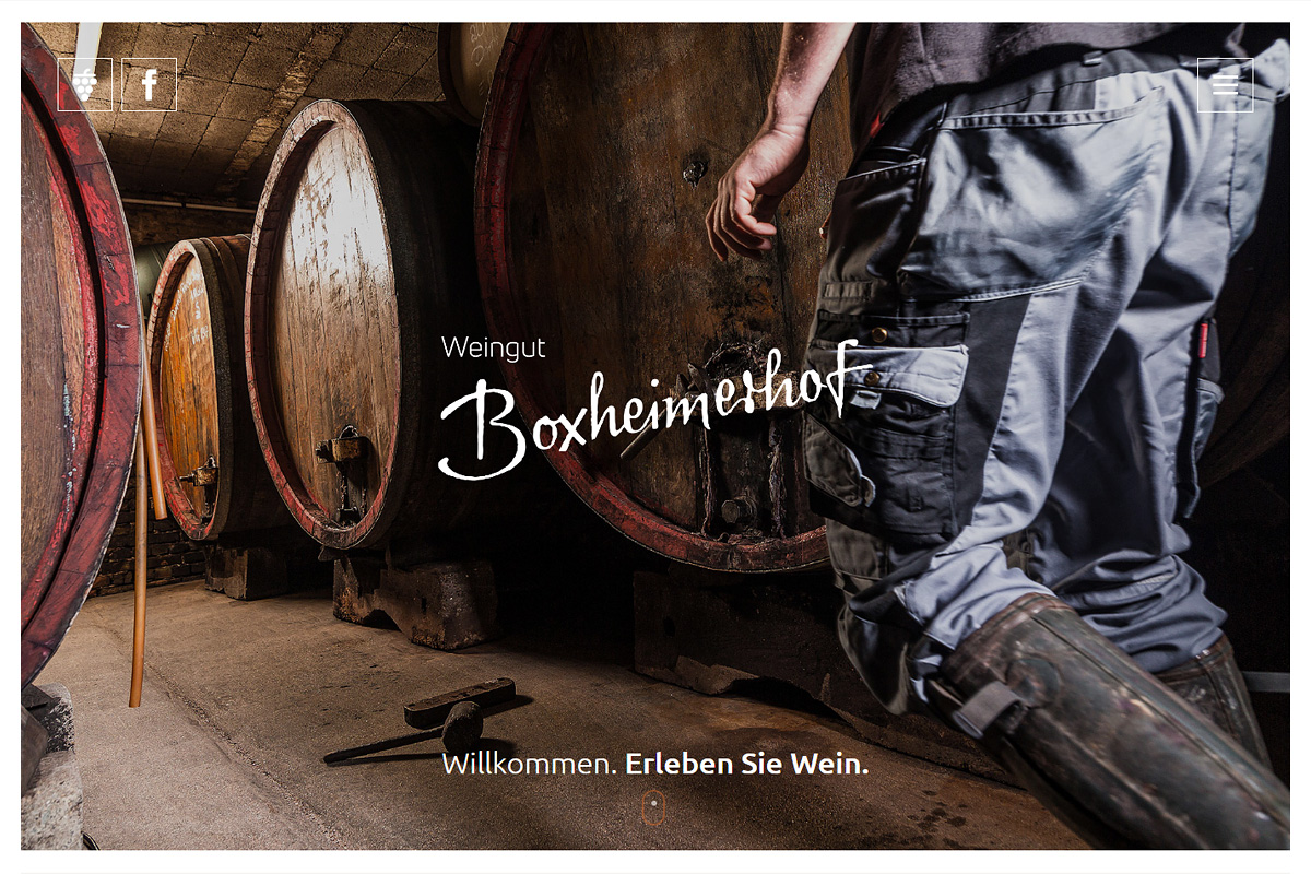 Stockhorn Webprojekt: Weingut Boxheimerhof